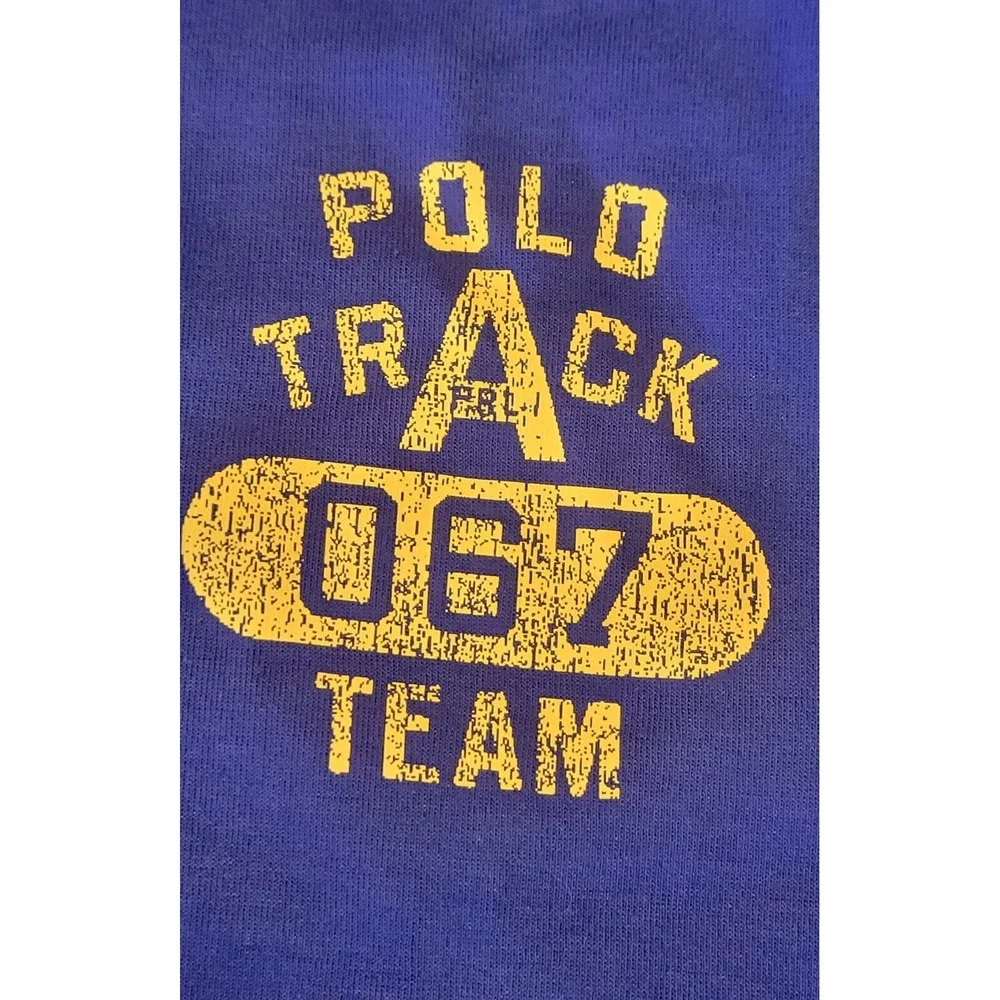 Polo Ralph Lauren Youth Large 14-16‎ Logo Fleece Varsity Track Jacket Royal Blue